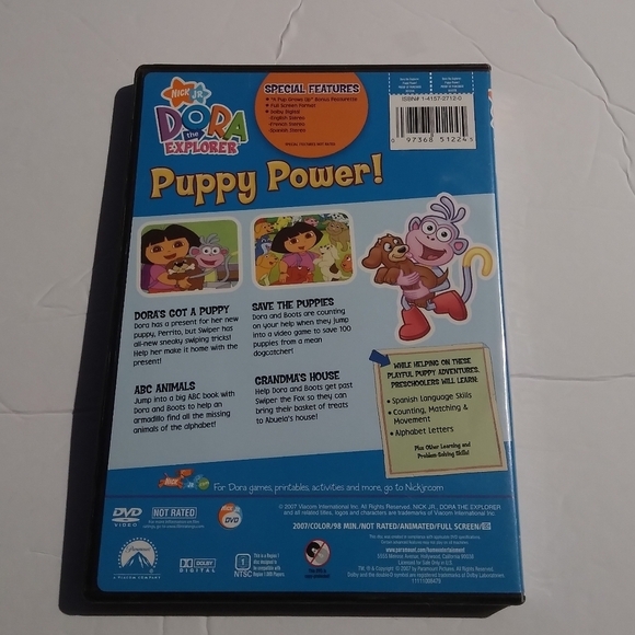 Dora The Explorer Nick Jr Lot of 4 DVD"s - Picture 9 of 10